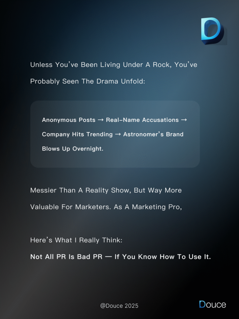 Timeline of events from anonymous posts to brand going viral. | Douce