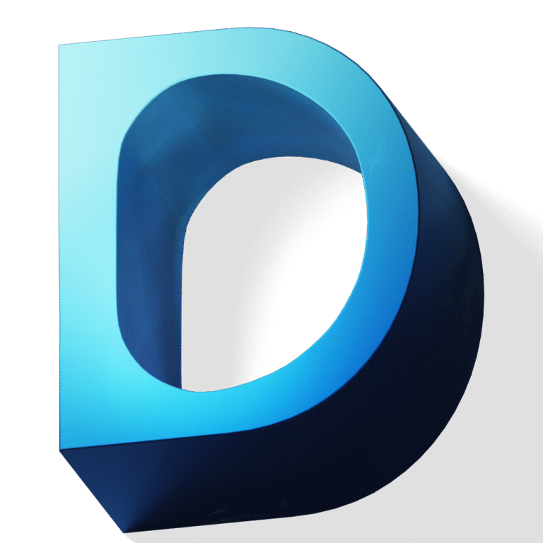 Douce Logo 3D PNG
