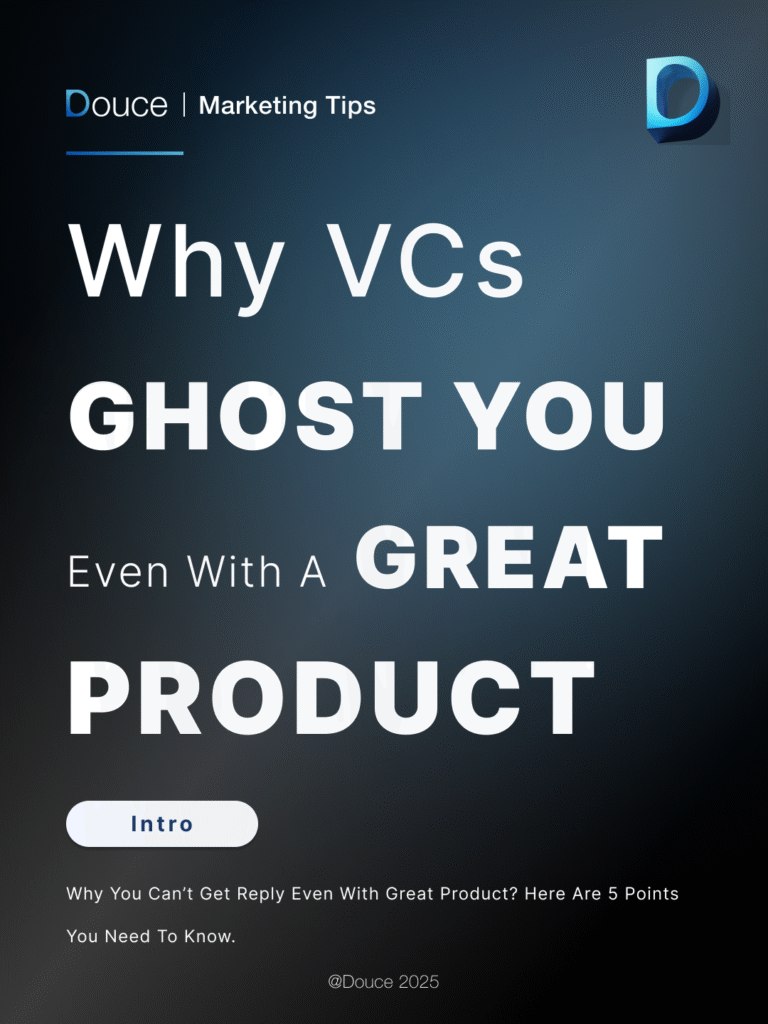 Web3 SaaS founder with strong traction struggles to get VC replies despite a solid product. | Douce