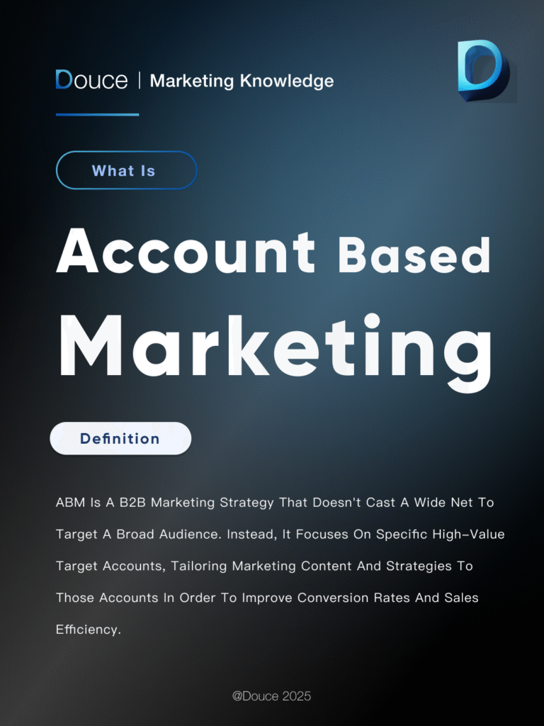 Overview of ABM: a focused approach to B2B marketing that prioritizes high-value accounts | Douce