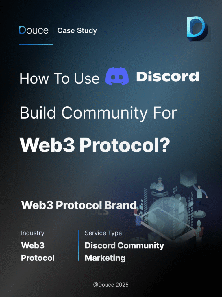 From Zero to Community Hero — how a brand built its Discord into a thriving hub for traders, Web3 users, and developers.| Discord Case Study | Douce