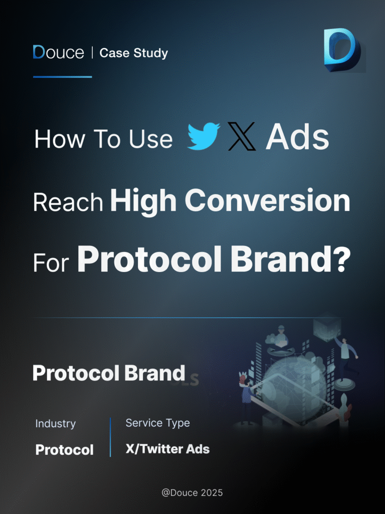 Case Study: Scaling a blockchain protocol in North America with X Ads — from exposure to real node conversions.｜ Douce